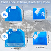 CREATCABIN 4Pcs 2 Styles Plastic Outdoor Water Bag AJEW-CN0002-71-2