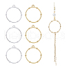 SUPERFINDINGS 20Pcs 2 Colors Zinc Alloy Pendants DIY-FH0007-61-1