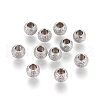 304 Stainless Steel Textured Spacer Beads X-STAS-P108-04P-A-1