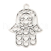 Tibetan Style Alloy Big Pendants TIBE-P001-36AS-1