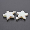 Electroplated ABS Plastic Imitation Pearl Pendants KY-T023-003-3