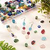Olycraft 5 Strands 5 Style Rectangle Handmade Millefiori Glass Beads Strands LK-OC0001-10-5