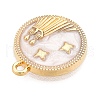 Alloy Enamel Pendants X1-ENAM-T021-03E-2