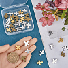 SOFPLATE 40Pcs 4 Colors Tibetan Style Alloy Beads TIBEB-SP0001-11-3
