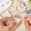 CHGCRAFT 40Pcs 2 Styles Handmade Porcelain Beads PORC-CA0001-19-4
