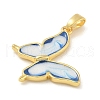 Brass Enamel Pendants KK-G517-01G-01-2