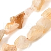 Natural Citrine Beads Strands G-S386-C19-2