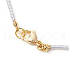 Glass Seed Beaded Necklaces NJEW-JN04921-5
