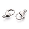 304 Stainless Steel Lobster Claw Clasps STAS-T065-17mm-34P-2