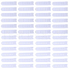 DELORIGIN 48 Sets 2 Styles Plastic Cap Snap Buckle Replacement Repair Strap with 7 Holes FIND-DR0001-43B-1