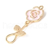 Brass Enamel Pendants KK-A253-01G-03-2