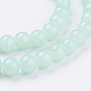 Imitation Jade Glass Beads Strands DGLA-S076-8mm-20-3