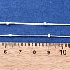 2.5MM Brass Ball Snake Chain Necklaces for Women Men KK-P302-03S-6