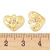 Brass Micro Pave Cubic Zirconia Charms KK-Q809-09G-3