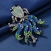 Goldfish Alloy Rhinestone Brooches PW-WG29E88-01-2