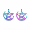 Ion Plating(IP) 201 Stainless Steel Pendants STAS-N098-116M-3