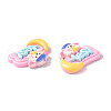Opaque Resin Cabochons CRES-P023-01C-3