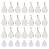 Unicraftale DIY Blank Teardrop Pendant Making Kit DIY-UN0005-52-1