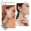 DICOSMETIC 18Pcs 3 Color 201 Stainless Steel Stud Earring Findings STAS-DC0014-84-7