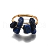 Natural Lapis Lazuli Finger Rings for Women RJEW-TA00202-02-2