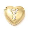 Rack Plating Brass Micro Pave Cubic Zirconia Pendants KK-I722-04G-Y-1