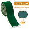 10 Yards Single Face Velvet Ribbon OCOR-WH0092-39A-2