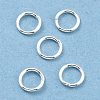Rack Plating Brass Jump Rings KK-O139-18U-S-1