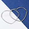 Tarnish Resistant 201 Stainless Steel Hoop Earrings X-EJEW-A052-11B-1