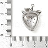 Brass Micro Pave Cubic Zirconia Pendants KK-R224-10P-3