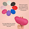 Gorgecraft 8Pcs 8 Colors Cotton Hat Embryo DIY-GF0009-81-6