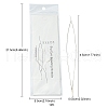 Stainless Steel Collapsible Big Eye Beading Needles YW-ES001Y-45MM-4