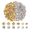 HOBBIESAY 180Pcs 12 Styles Tibetan Style Alloy Spacer Beads FIND-HY0003-51-1