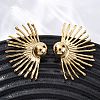 304 Stainless Steel Stud Earrings EJEW-Z098-07G-1
