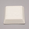Porcelain Square Jewelry Holder DJEW-WH0050-10B-2