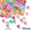 Transparent Acrylic Beads MACR-YW0002-90A-M-4