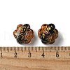 Handmade Foil Lampwork Beads Strands FOIL-Z001-03A-4