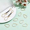 Unicraftale 10Pcs 201 Stainless Steel Linking Rings STAS-UN0058-75-4