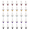 Glass Pearl Beaded Pendant Decorations PALLOY-DC00015-1