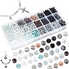 Glass Round Beads GLAA-PH0007-60-3