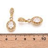 Brass Micro Pave Cubic Zirconia Pendants KK-N263-29B-G-3