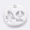 Non-Tarnish 304 Stainless Steel Pendants STAS-F233-24-P-2