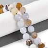 Natural Blue Chalcedony Beads Strands G-NH0021-A11-01-2