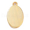 Golden Alloy Enamel Pendants KK-P197-16A-3