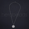 Non-Tarnish 201 Stainless Steel Pendants Necklaces NJEW-S105-JN685-45-1-2