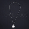 201 Stainless Steel Pendants Necklaces NJEW-S105-JN685-45-1-2