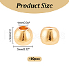 Rack Plating Brass Beads KK-LP0001-08G-01-2