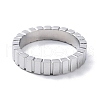 Non-Tarnish 304 Stainless Steel Grooved Finger Rings RJEW-G298-12P-2