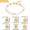 BENECREAT 96Pcs 6 Style Alloy Beads FIND-BC0001-93-2