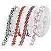   36M 4 Styles Polyester Sport Ball Print Grosgrain Ribbons OCOR-PH0003-96-1