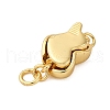 Brass Box Clasps KK-P291-49G-3